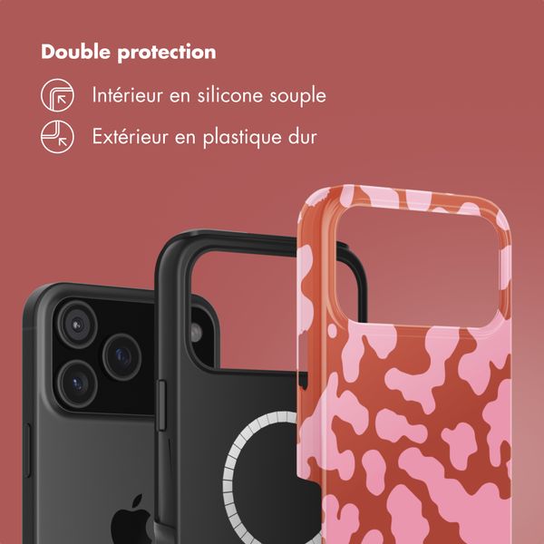 Selencia Coque arrière Vivid avec MagSafe Apple iPhone 17 Pro - Moo’d Blush Pink