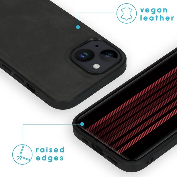 imoshion Etui de télephone luxe 2-en-1 amovible Apple iPhone 15 - Noir