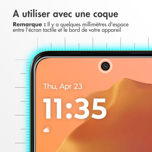 Accezz Protection d'écran en verre trempé Motorola Moto G56