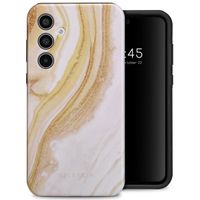 Selencia Coque arrière Vivid Tough Samsung Galaxy A35 - Chic Marble Gold