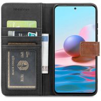 imoshion Étui de télephone portefeuille Xiaomi Redmi Note 10 Pro - Marron