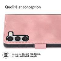 imoshion Etui de téléphone portefeuille avec cordon Samsung Galaxy S23 - Rose