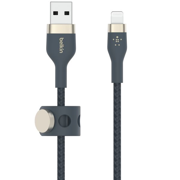 Belkin ﻿Câble Boost↑Charge™ USB-A vers Lightning en silicone tressé - 1 mètre - Bleu