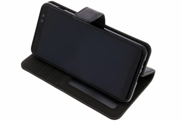Étui de télephone portefeuille Samsung Galaxy A8 (2018) - Noir