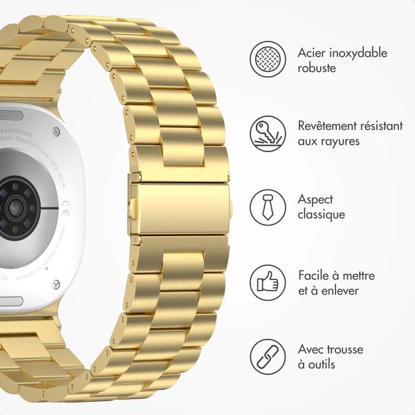 imoshion Bracelet en acier Samsung Galaxy Watch 8 (40/44mm) / Classic (46mm) - Doré