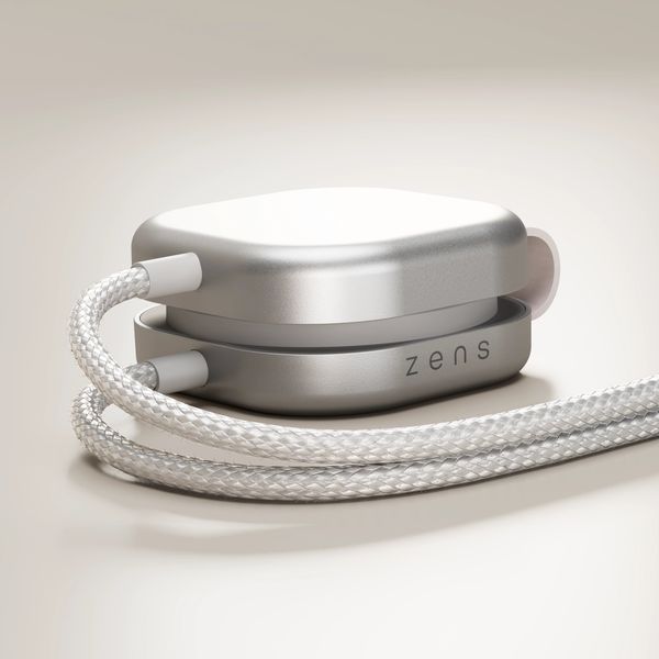 Zens Câble USB-C Pro 3 avec chargeur sans fil pour téléphone / earbuds / Apple Watch - MagSafe et Qi2 - Blanc