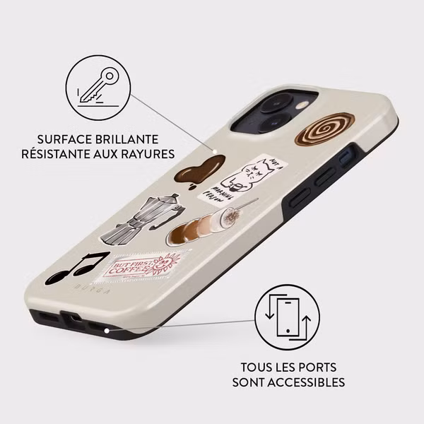 Burga Coque Tough MagSafe Apple iPhone 13 - Oat Milk Please