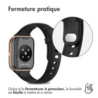 imoshion Bracelet en silicone Oppo Watch 46 mm - Noir