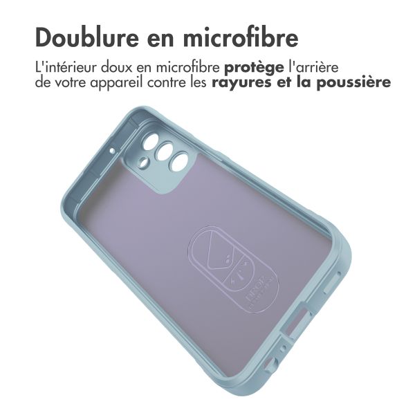 imoshion Coque arrière EasyGrip Samsung Galaxy A15 (5G/4G) - Bleu clair