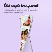 Coque personnalisée avec pellicule N°3 iPhone 12 (Pro) - Transparent