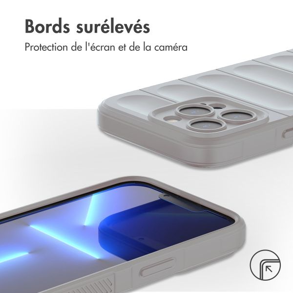 imoshion Coque arrière EasyGrip iPhone 13 Pro - Gris