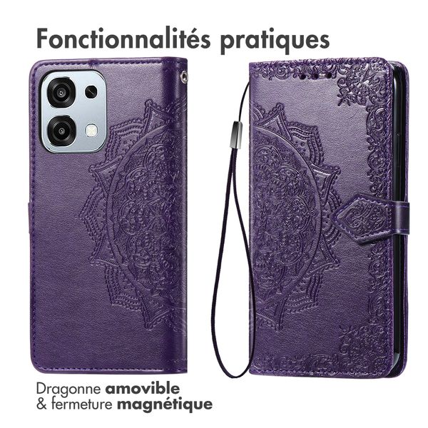 imoshion Etui de télephone Mandala Oppo A6 Pro (5G) - Violet