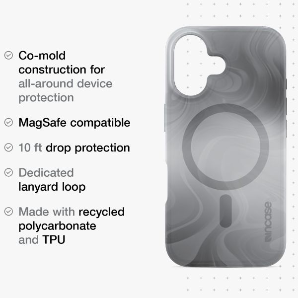 Incase Coque Halo MagSafe iPhone 16 Plus - Oil Slick Smoke