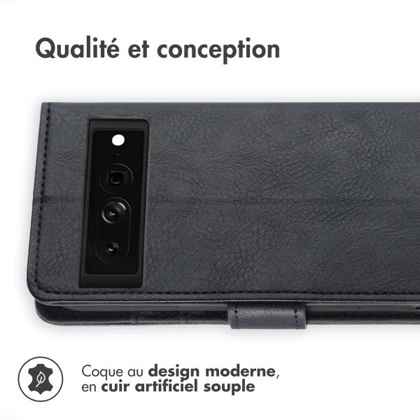 imoshion Étui de téléphone portefeuille Luxe Google Pixel 7 Pro - Noir