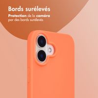 imoshion Coque Couleur Apple iPhone 16 - Apricot Crush Orange
