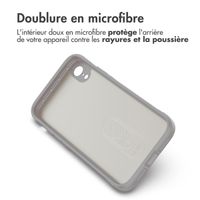 imoshion Coque arrière EasyGrip iPhone Xr - Gris