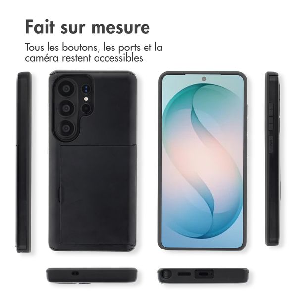 imoshion Coque arrière avec porte-cartes Samsung Galaxy S26 Ultra - Noir