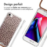 imoshion Coque Design avec cordon Apple iPhone SE (2022 / 2020) / 8 / 7 - Leopard Mood