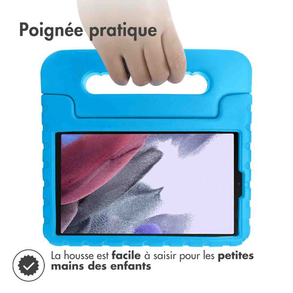 imoshion Coque kidsproof avec poignée Galaxy Tab A7 Lite - Bleu