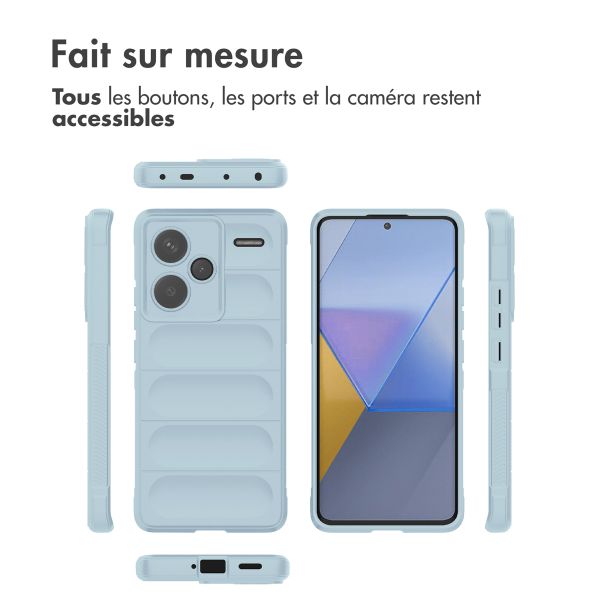 imoshion Coque arrière EasyGrip Xiaomi Redmi Note 13 Pro Plus (5G) - Bleu clair