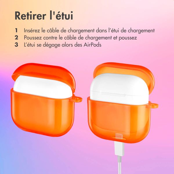 imoshion Coque Néon Apple AirPods 4 - Orange