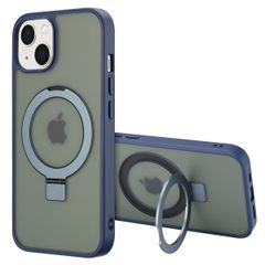 Accezz Coque Ring Stand avec MagSafe Apple iPhone 13 - Bleu
