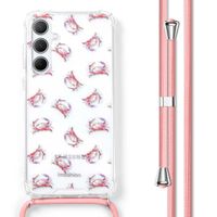 imoshion Coque Design avec cordon Samsung Galaxy A55 - Crab Watercolor