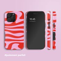 Selencia Coque arrière Vivid Apple iPhone 16 Pro - Dream Swirl Pink