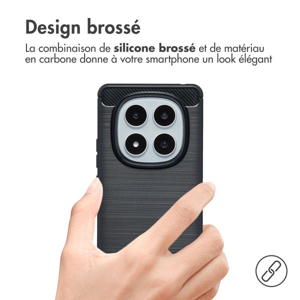 imoshion Coque Brushed Xiaomi Redmi Note 14 Pro (4G) - Noir