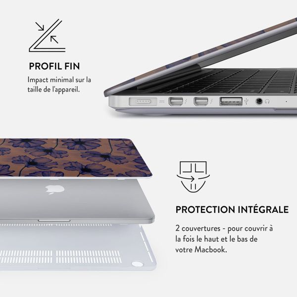 Burga Coque Rigide MacBook Pro 13 pouces (2020 / 2022) - A2289 / A2251 / A2338 - Velvet Night