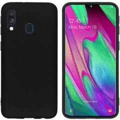 imoshion Coque Couleur Samsung Galaxy A40 - Noir