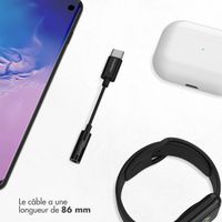 imoshion ﻿Adaptateur AUX - Adaptateur audio USB-C vers 3,5 mm / Jack - USB-C mâle vers AUX femelle - Noir