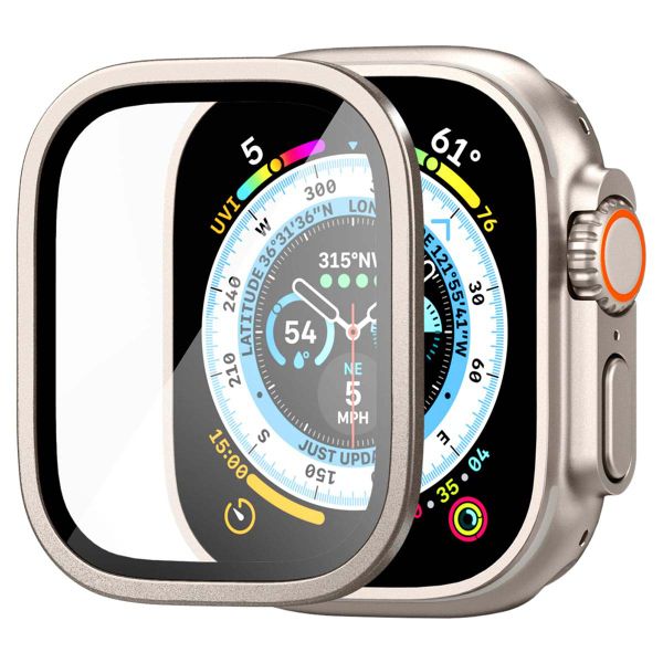 Spigen Protection d'écran Glas.tR Slim Pro Apple Watch Ultra 1 / 2 - 49 mm - Titanium