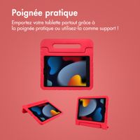 imoshion Coque kidsproof avec poignée Apple iPad 9 (2021) 10.2 pouces / iPad 8 (2020) 10.2 pouces / iPad 7 (2019) 10.2 pouces - Rouge