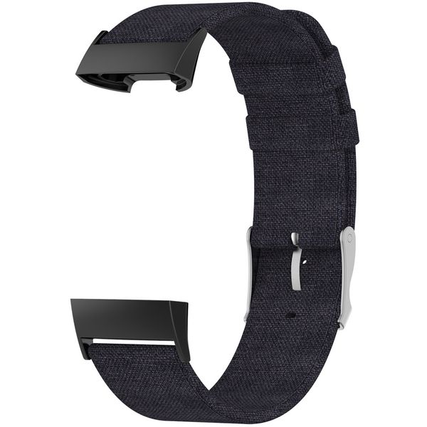 imoshion Bracelet en nylon Fitbit Charge 3 / 4 - Noir