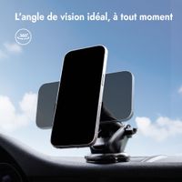 imoshion Support de téléphone pour voiture - Magnétique - Tableau de bord / Pare-brise - Noir