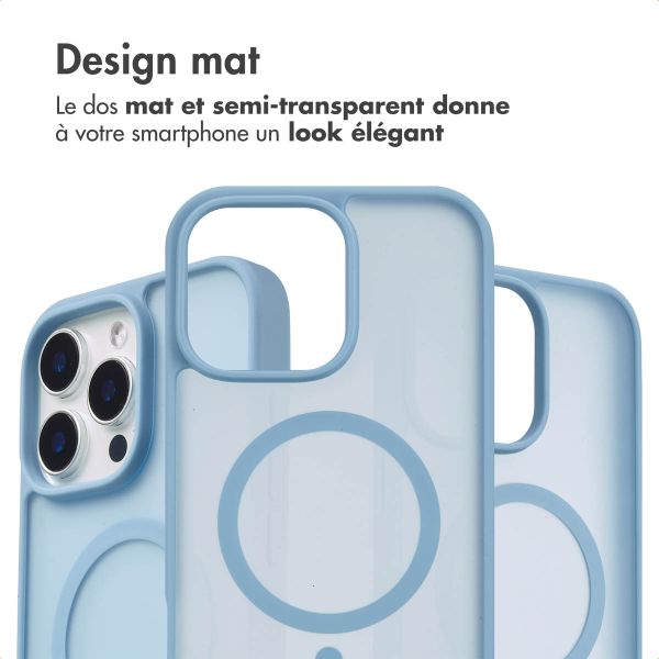 imoshion Coque Color Guard avec MagSafe iPhone 15 Pro Max - Bleu clair