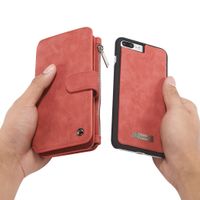 CaseMe Étui luxe 2-en-1 à rabat iPhone 8 Plus / 7 Plus - Rouge