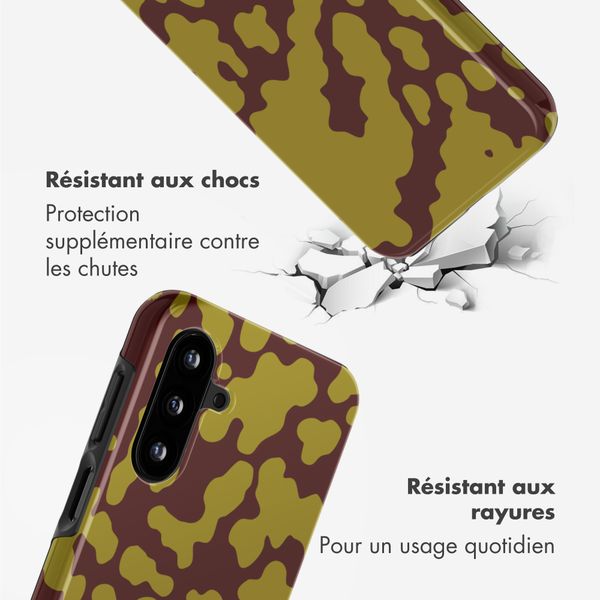 Selencia Coque arrière Vivid Samsung Galaxy A17 - Moo'd Olive Dust