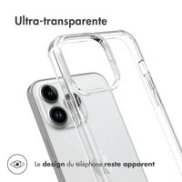 Accezz Coque Xtreme Impact Apple iPhone 15 Pro Max - Transparent