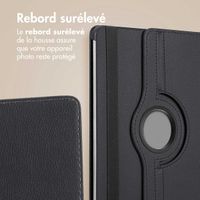 imoshion Coque tablette rotatif à 360° Samsung Galaxy Tab A9 Plus - Noir