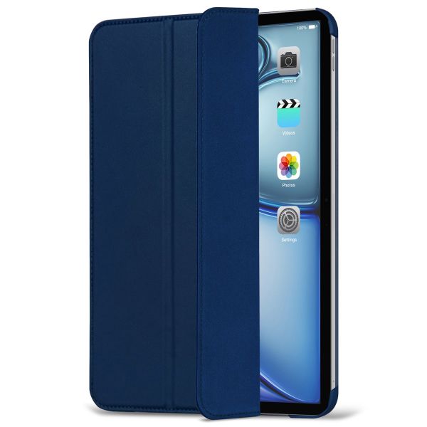 Decoded Textured Sillicon Slim Cover iPad Air 11 pouces (2024) M2 / Air 5 (2022) / Air 4 (2020) - Navy Peony