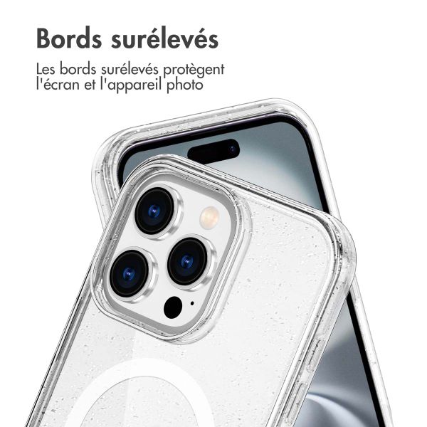 imoshion Coque Sparkle avec MagSafe iPhone 16 Pro - Transparent