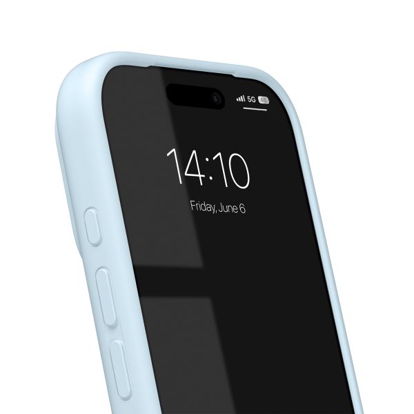 iDeal of Sweden Coque en silicone avec MagSafe Apple iPhone 17 Pro Max - Light Blue