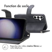 imoshion Etui de télephone portefeuille avec cordon Samsung Galaxy S23 FE - Noir