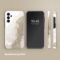 Selencia Coque arrière Vivid Tough Samsung Galaxy A15 (5G/4G) - Marble Light Brown