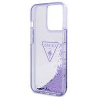 Guess Coque Liquid Glitter iPhone 14 Pro - Lila