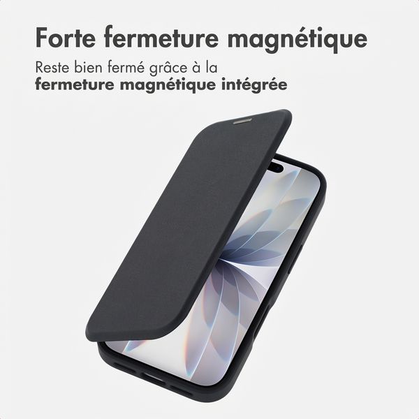 imoshion Bookcase transparente avec MagSafe Apple iPhone 17 - Noir