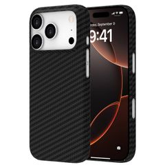 Accezz Coque Kevlar MagSafe Apple iPhone 17 Pro - Noir