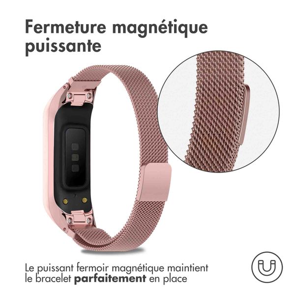 imoshion Bracelet magnétique milanais le Samsung Galaxy Fit 2 - Rose